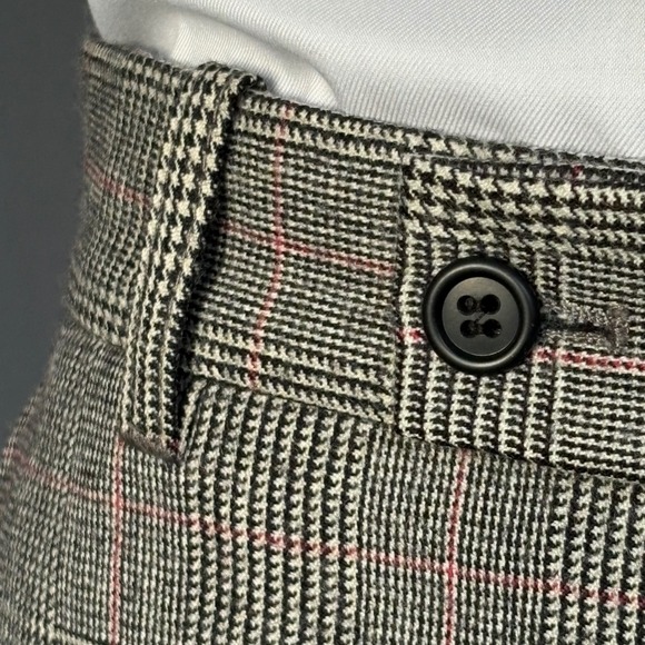 1970s 2 Piece Disco Era Glenn Plaid Suit | Size 37R 30W | Vintage Bellbottom - Picture 9 of 16